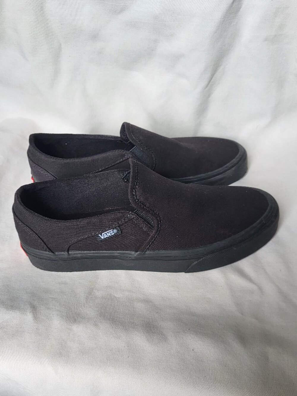 Vans Sneakers Women's 7.5 Black Slip On Skater Egirl Surfer Normcore School - Picture 7 of 14